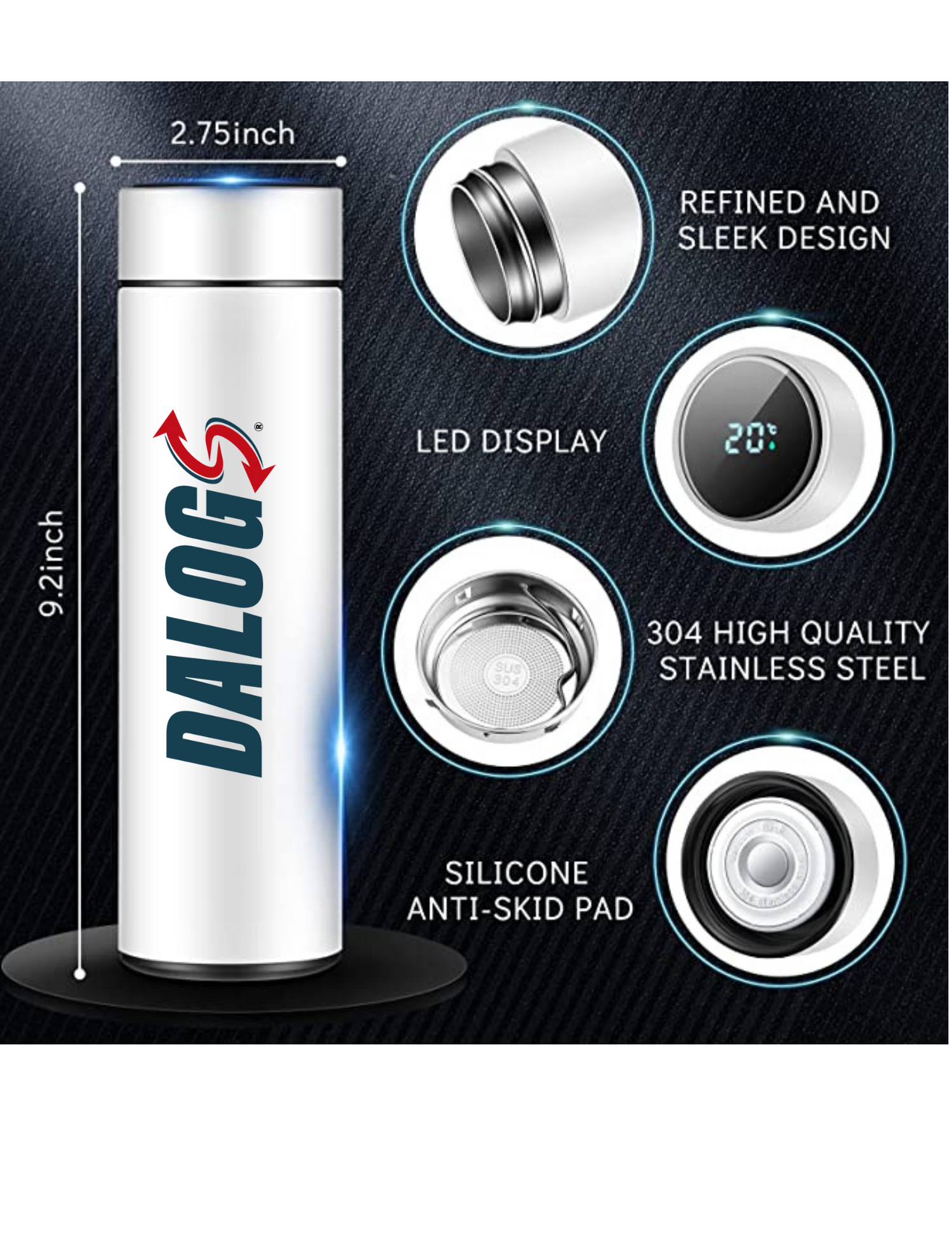Built tough with 304 stainless steel