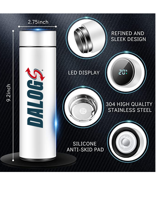 Dalogs ™ Double Wall 304 Stainless Steel Vacuum Flask Thermos